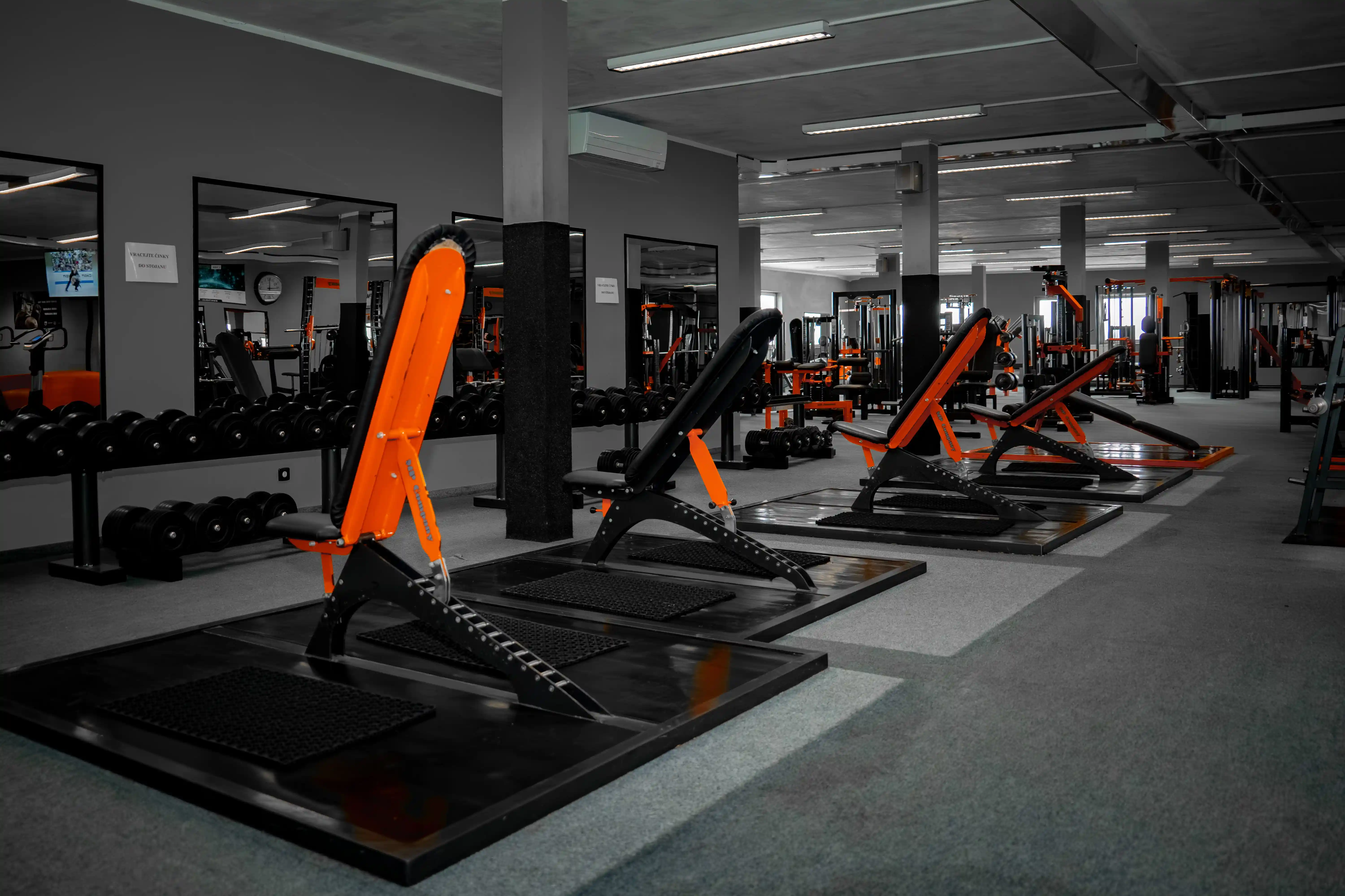 Špičkově vybavená posilovna