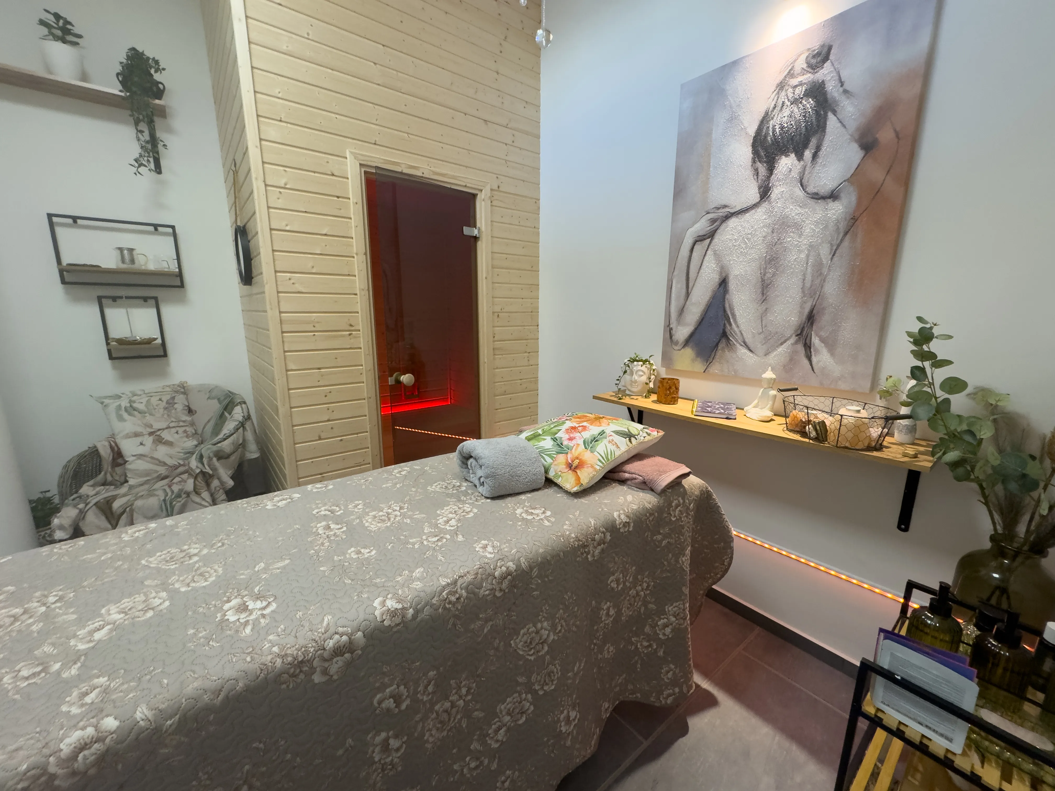 Infrasauna pro hloubkové prohřátí